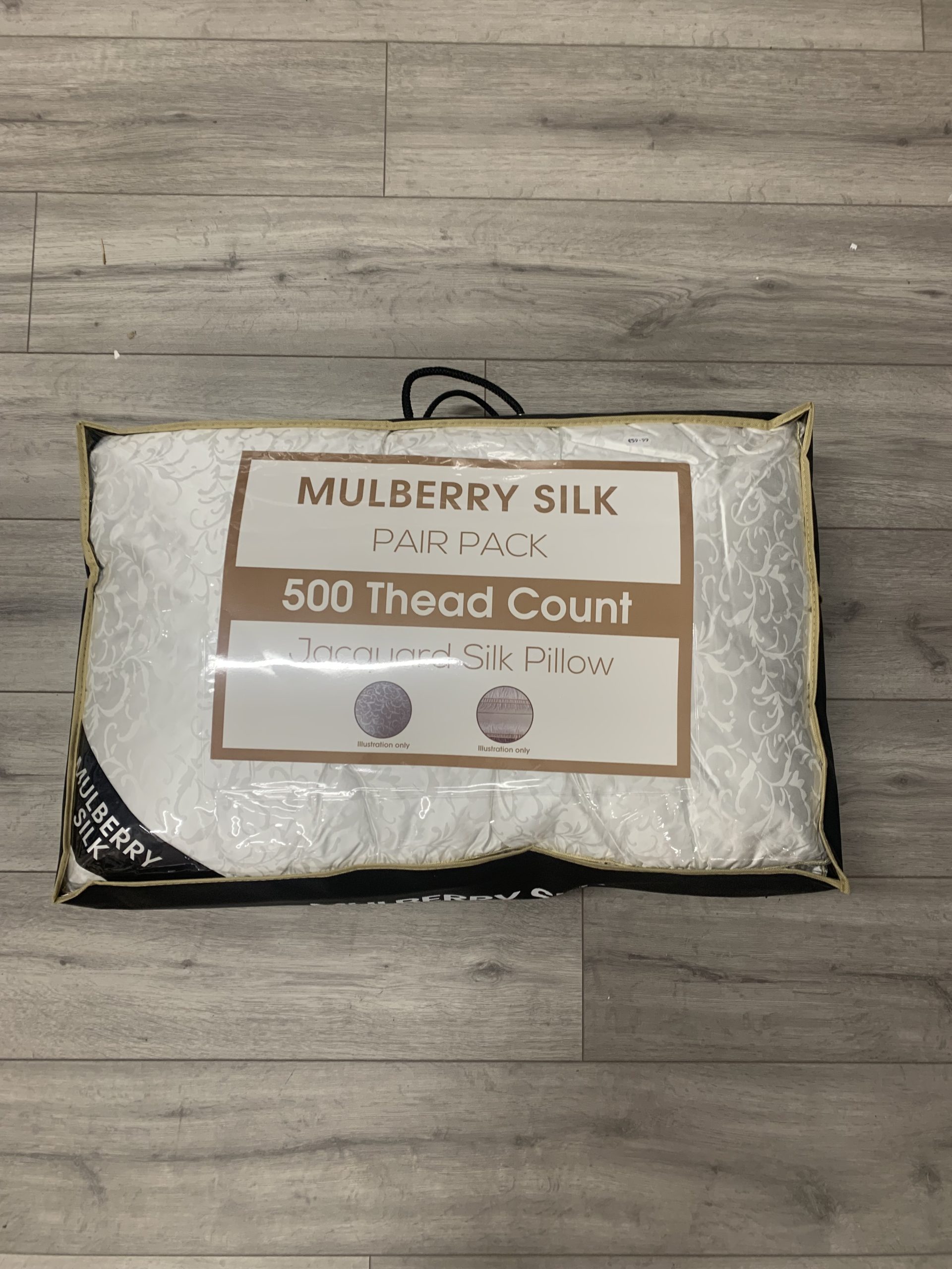 Mullberry Silk 500 Thread Count Pillow Pair